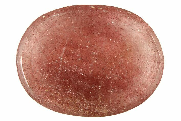 1.5" Polished Strawberry Quartz Worry Stones - Photo 1